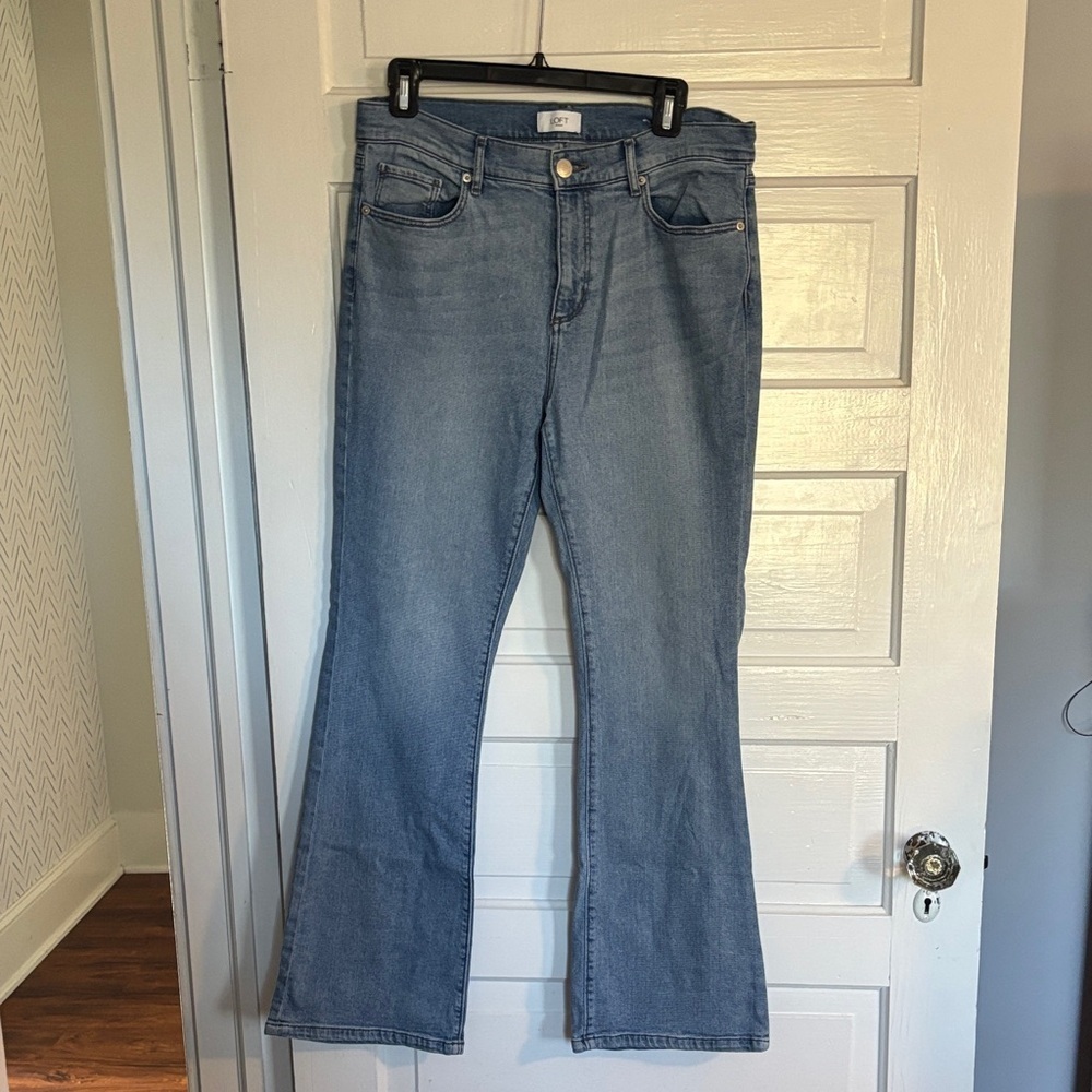 LOFT Light Blue Bootcut Jeans